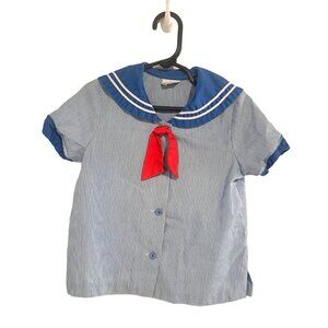 Vintage Frischel by Johnston Boys Nautical Sailor Outfit – Shirt & Pants Set